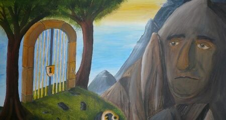 Steinportraits - ein Kunstprojekt des GK Kunst