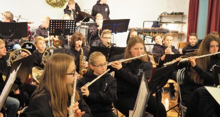Unsere Young Band begeisterte das Publikum in der Seniorenresidenz