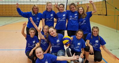 Jugend trainiert für Olympia: Mädchen der Volleyball- AG sammeln erste Wettkampferfahrungen