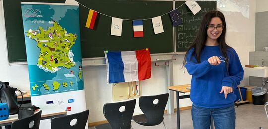 Das Francemobil zu Gast an der FvSS