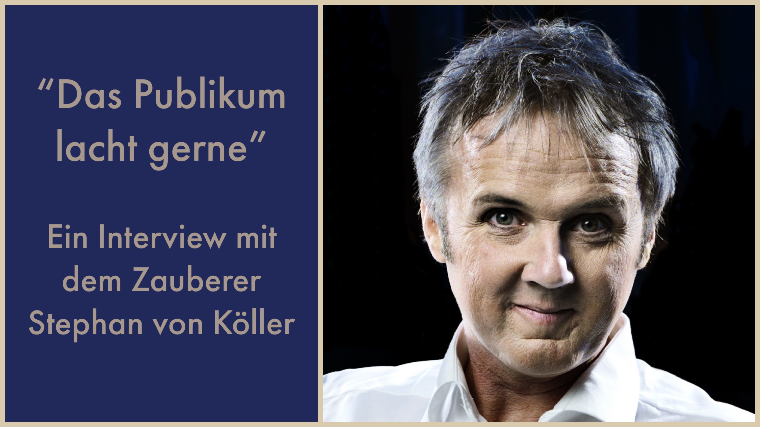 "Das Publikum lacht gerne"